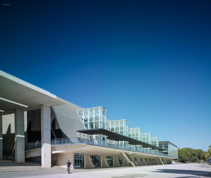 Refurbishment of the Navigation Pavilion in Seville, Spain. Guillermo Vázquez Consuegra. Spain. Photograph by Jesús Granada.
