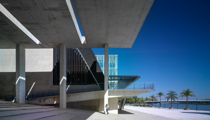Refurbishment of the Navigation Pavilion in Seville, Spain. Guillermo Vázquez Consuegra. Spain. Photograph by Jesús Granada.