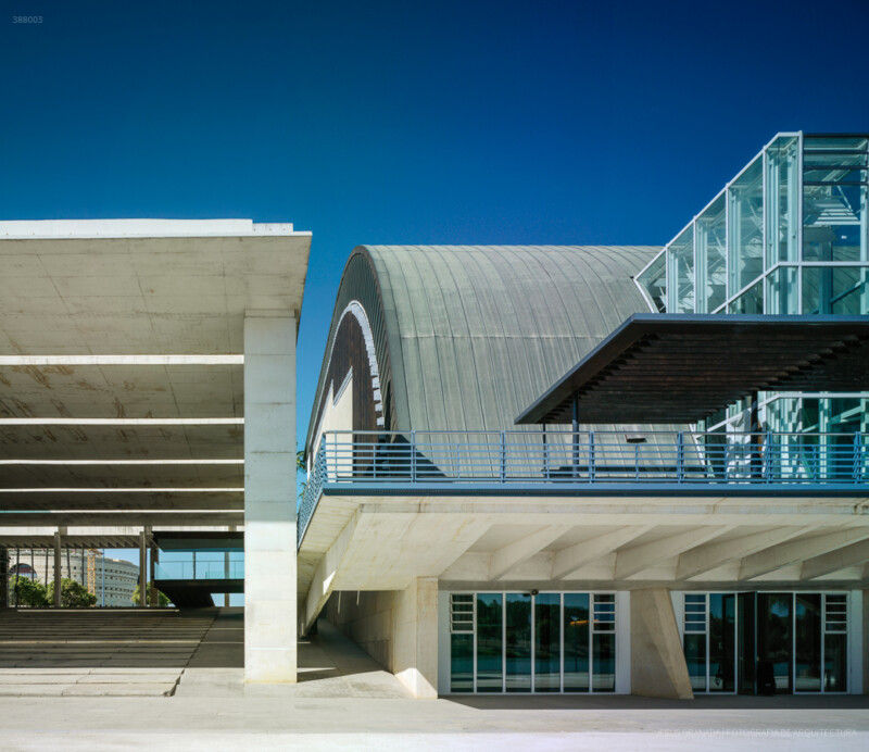 Refurbishment of the Navigation Pavilion in Seville, Spain. Guillermo Vázquez Consuegra. Spain. Photograph by Jesús Granada.