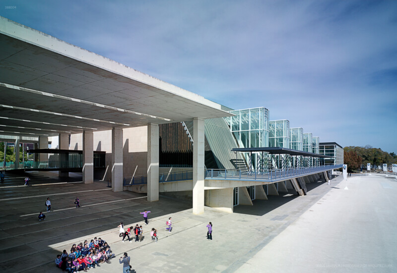 Refurbishment of the Navigation Pavilion in Seville, Spain. Guillermo Vázquez Consuegra. Spain. Photograph by Jesús Granada.