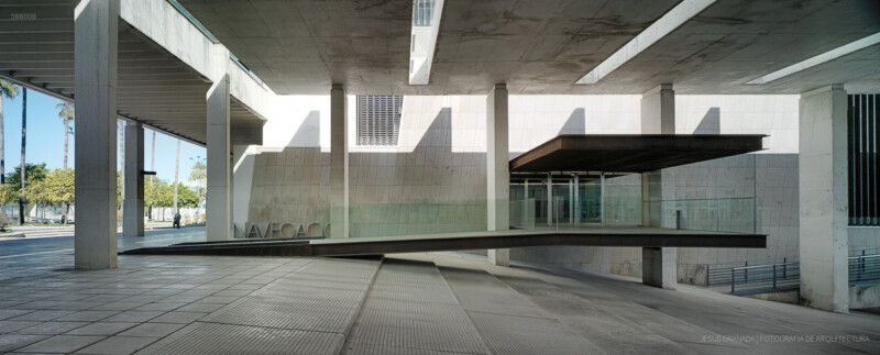Refurbishment of the Navigation Pavilion in Seville, Spain. Guillermo Vázquez Consuegra. Spain. Photograph by Jesús Granada.