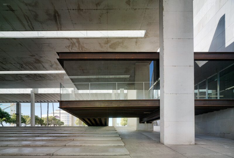 Refurbishment of the Navigation Pavilion in Seville, Spain. Guillermo Vázquez Consuegra. Spain. Photograph by Jesús Granada.