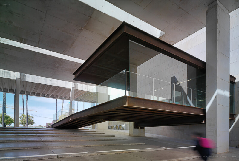 Refurbishment of the Navigation Pavilion in Seville, Spain. Guillermo Vázquez Consuegra. Spain. Photograph by Jesús Granada.