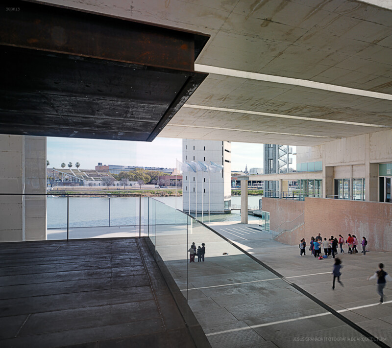 Refurbishment of the Navigation Pavilion in Seville, Spain. Guillermo Vázquez Consuegra. Spain. Photograph by Jesús Granada.