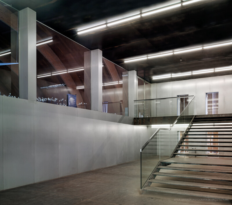 Refurbishment of the Navigation Pavilion in Seville, Spain. Guillermo Vázquez Consuegra. Spain. Photograph by Jesús Granada.