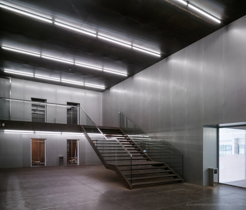 Refurbishment of the Navigation Pavilion in Seville, Spain. Guillermo Vázquez Consuegra. Spain. Photograph by Jesús Granada.