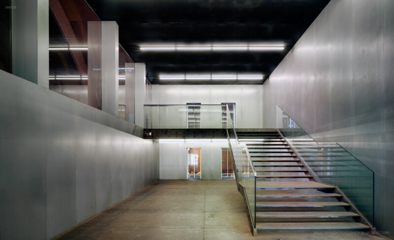 Refurbishment of the Navigation Pavilion in Seville, Spain. Guillermo Vázquez Consuegra. Spain. Photograph by Jesús Granada.