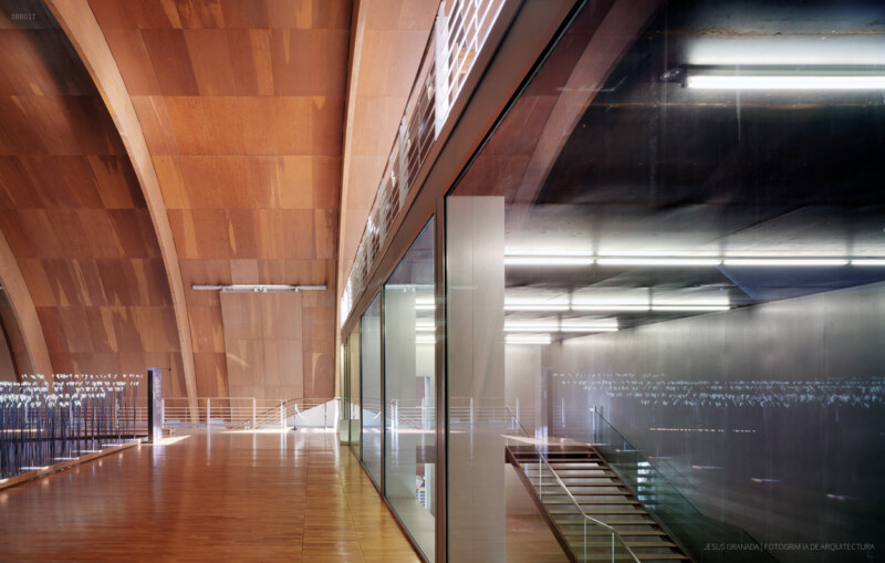 Refurbishment of the Navigation Pavilion in Seville, Spain. Guillermo Vázquez Consuegra. Spain. Photograph by Jesús Granada.