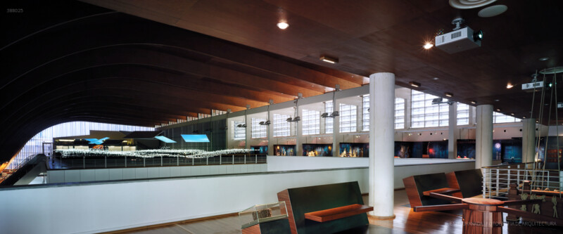 Refurbishment of the Navigation Pavilion in Seville, Spain. Guillermo Vázquez Consuegra. Spain. Photograph by Jesús Granada.