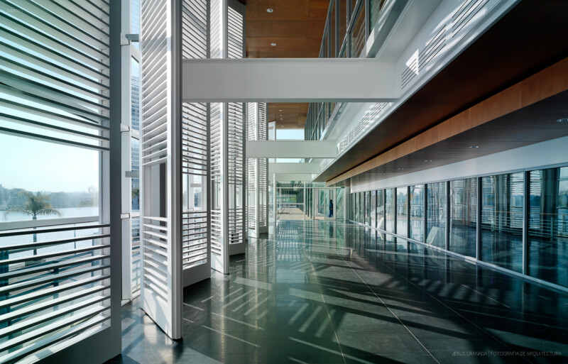 Refurbishment of the Navigation Pavilion in Seville, Spain. Guillermo Vázquez Consuegra. Spain. Photograph by Jesús Granada.