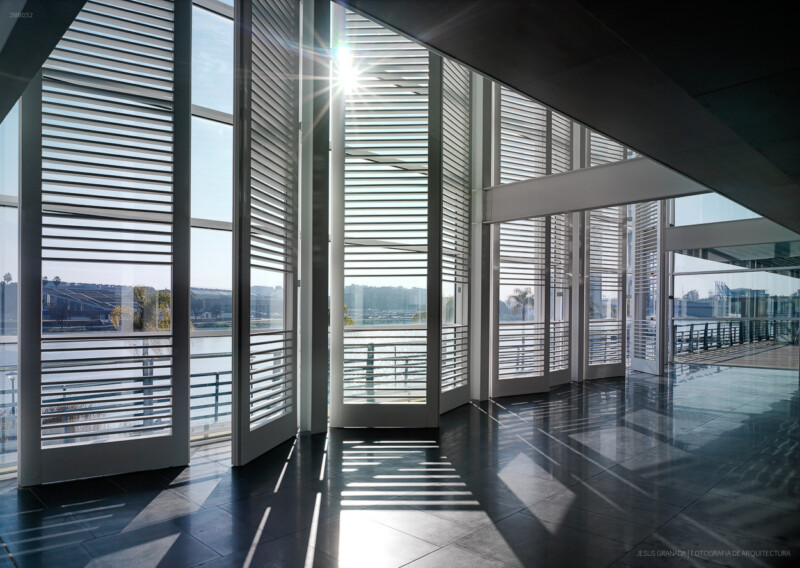 Refurbishment of the Navigation Pavilion in Seville, Spain. Guillermo Vázquez Consuegra. Spain. Photograph by Jesús Granada.