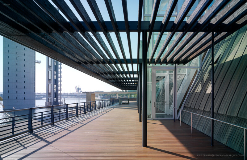 Refurbishment of the Navigation Pavilion in Seville, Spain. Guillermo Vázquez Consuegra. Spain. Photograph by Jesús Granada.