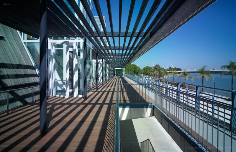 Refurbishment of the Navigation Pavilion in Seville, Spain. Guillermo Vázquez Consuegra. Spain. Photograph by Jesús Granada.