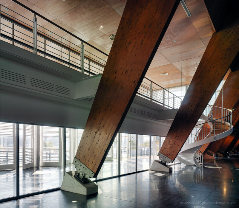 Refurbishment of the Navigation Pavilion in Seville, Spain. Guillermo Vázquez Consuegra. Spain. Photograph by Jesús Granada.