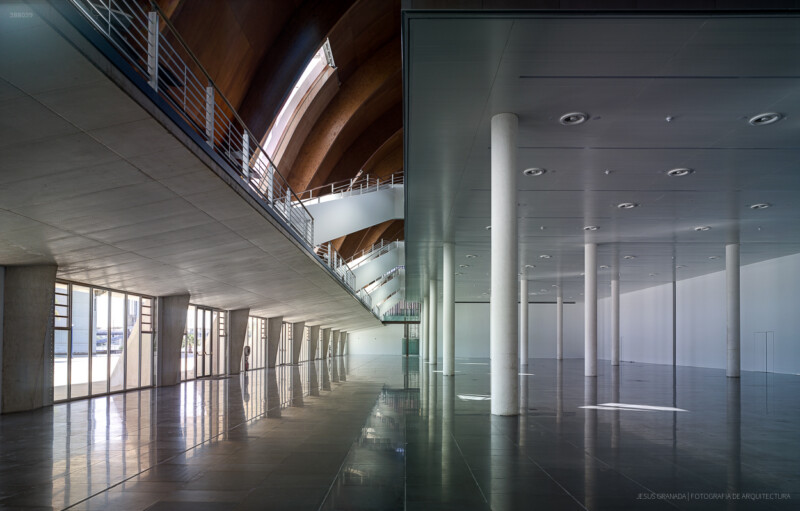 Refurbishment of the Navigation Pavilion in Seville, Spain. Guillermo Vázquez Consuegra. Spain. Photograph by Jesús Granada.