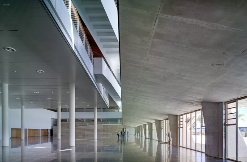 Refurbishment of the Navigation Pavilion in Seville, Spain. Guillermo Vázquez Consuegra. Spain. Photograph by Jesús Granada.