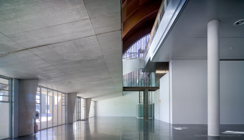 Refurbishment of the Navigation Pavilion in Seville, Spain. Guillermo Vázquez Consuegra. Spain. Photograph by Jesús Granada.
