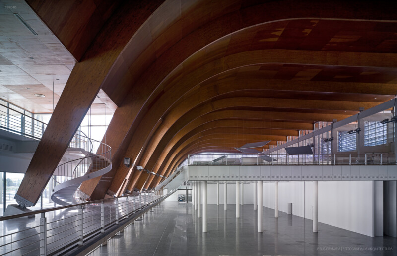 Refurbishment of the Navigation Pavilion in Seville, Spain. Guillermo Vázquez Consuegra. Spain. Photograph by Jesús Granada.