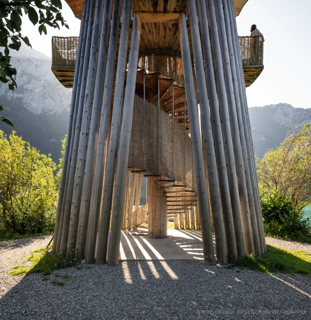 Tower Reuss delta, Altdorf, Switzerland.