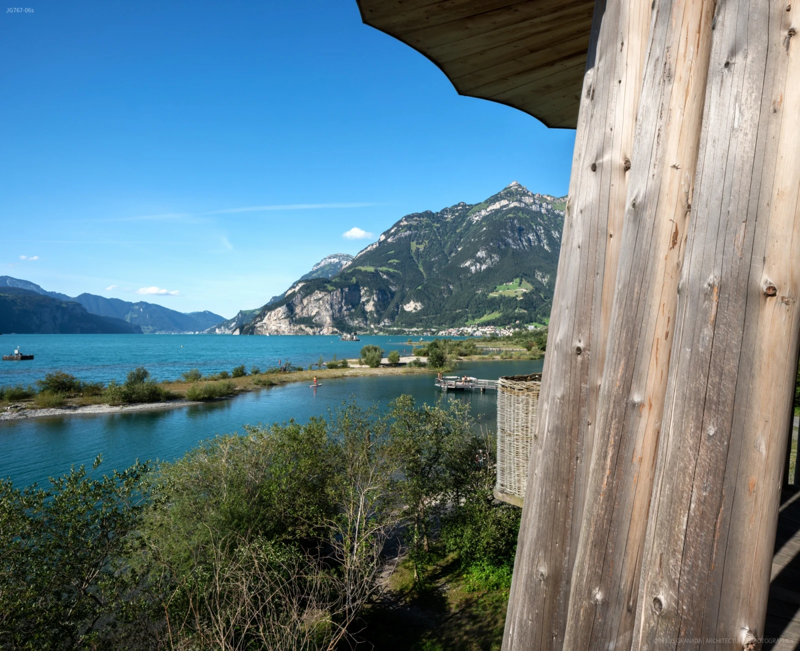 Tower Reuss delta, Altdorf, Switzerland.