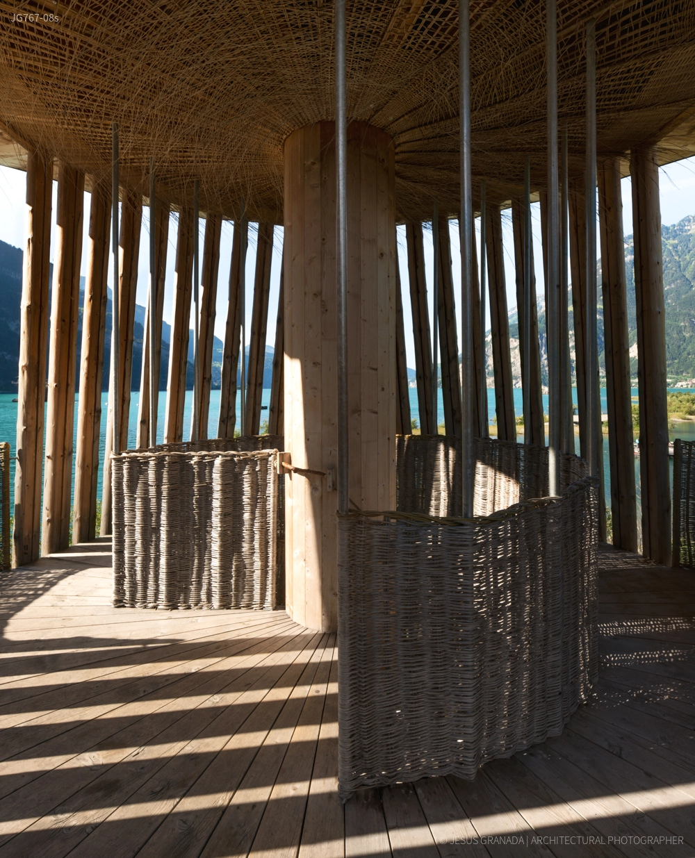 Tower Reuss delta, Altdorf, Switzerland.