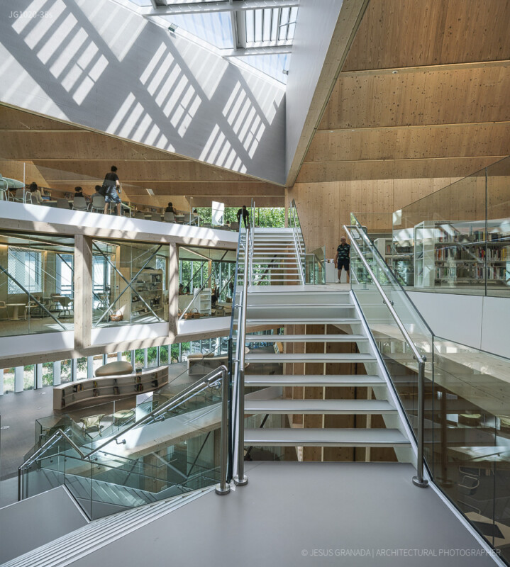 Library Gabriel García Márquez in Barcelona, Spain.