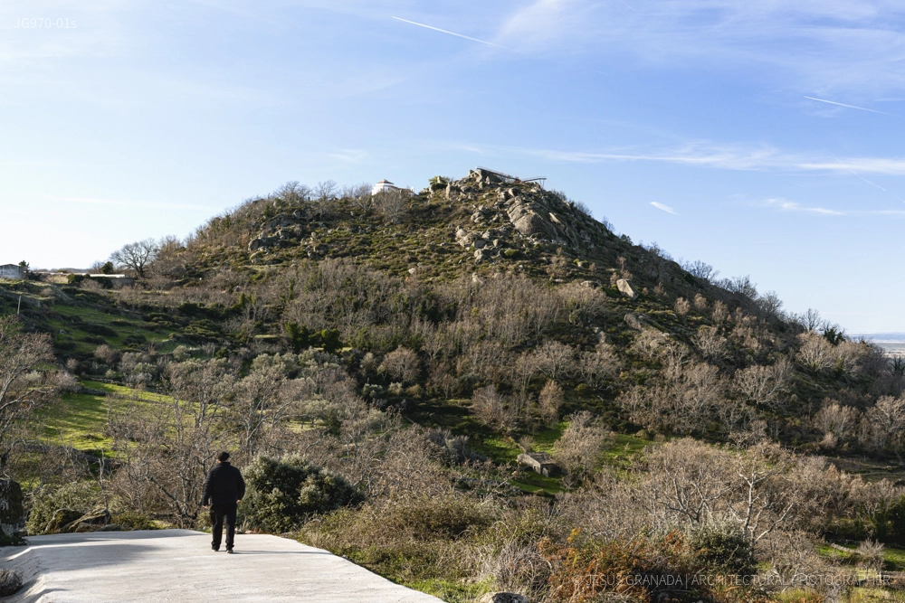 Landscape Viewpoint of the Castle in Cabezabellosa, Spain | Acid architecture