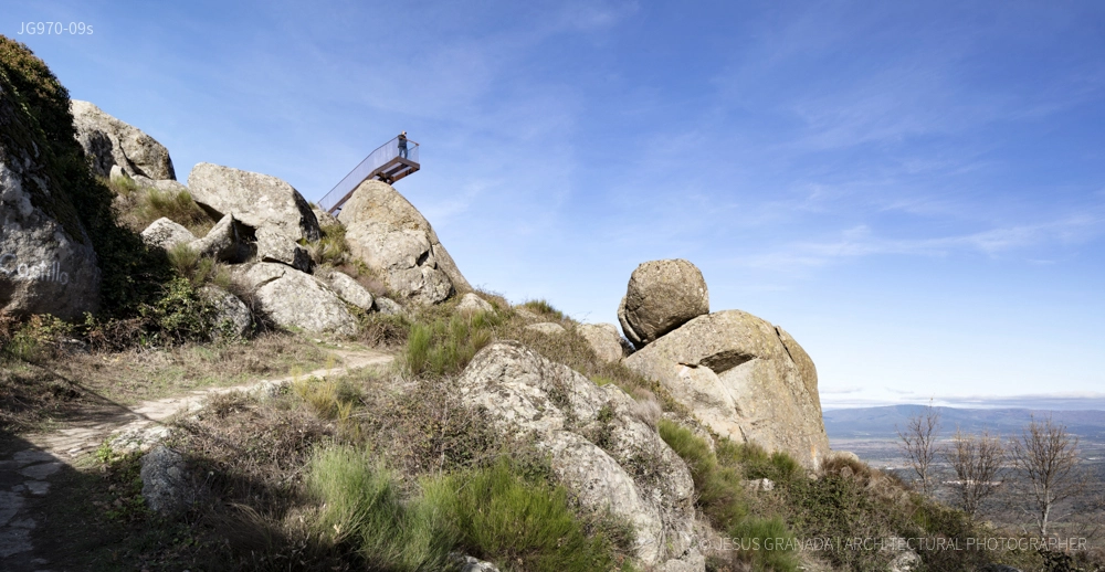 Landscape Viewpoint of the Castle in Cabezabellosa, Spain | Acid architecture