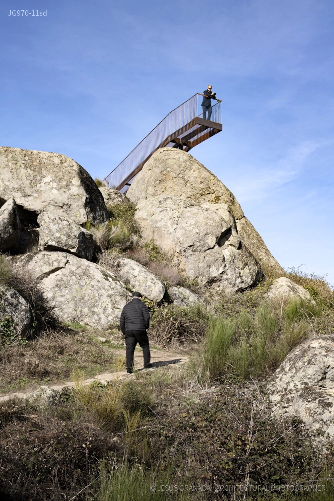 Landscape Viewpoint of the Castle in Cabezabellosa, Spain | Acid architecture