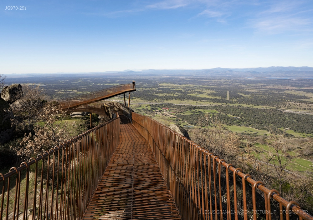 Landscape Viewpoint of the Castle in Cabezabellosa, Spain | Acid architecture
