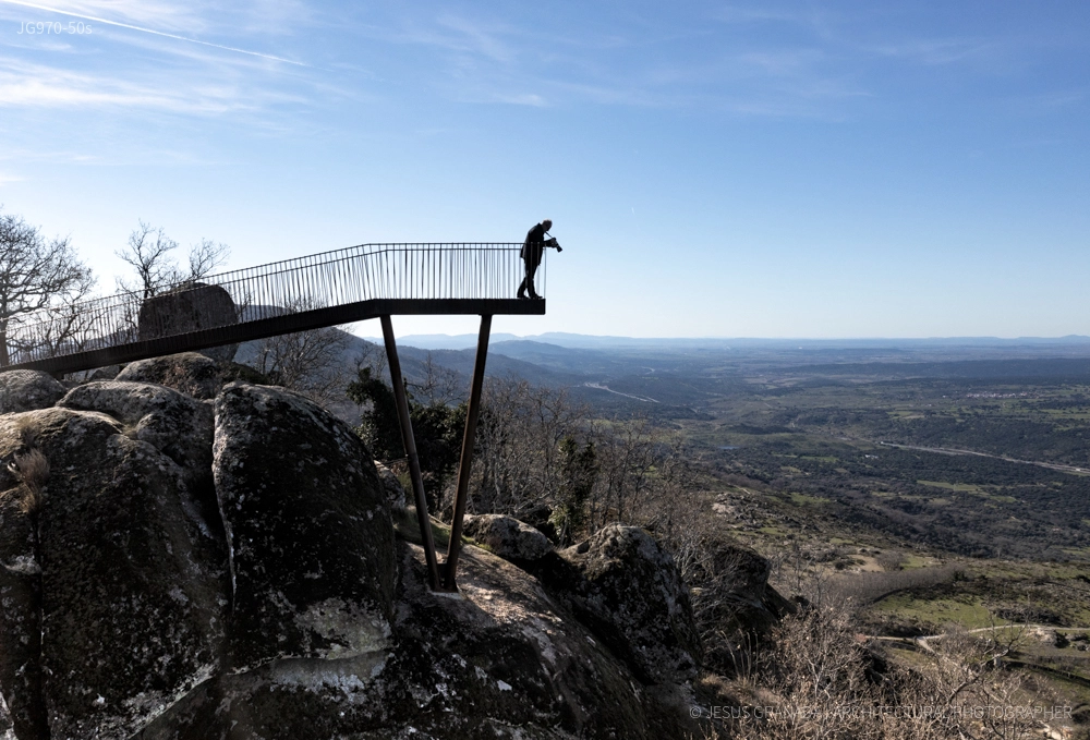 Landscape Viewpoint of the Castle in Cabezabellosa, Spain | Acid architecture