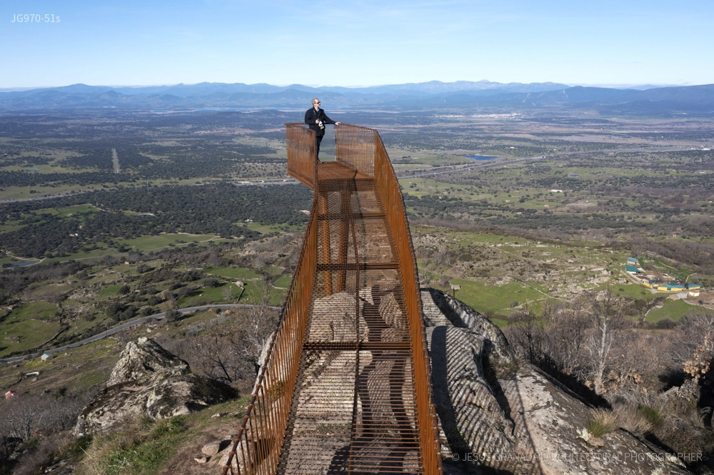 Landscape Viewpoint of the Castle in Cabezabellosa, Spain | Acid architecture