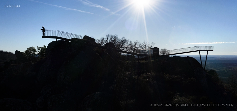 Landscape Viewpoint of the Castle in Cabezabellosa, Spain | Acid architecture