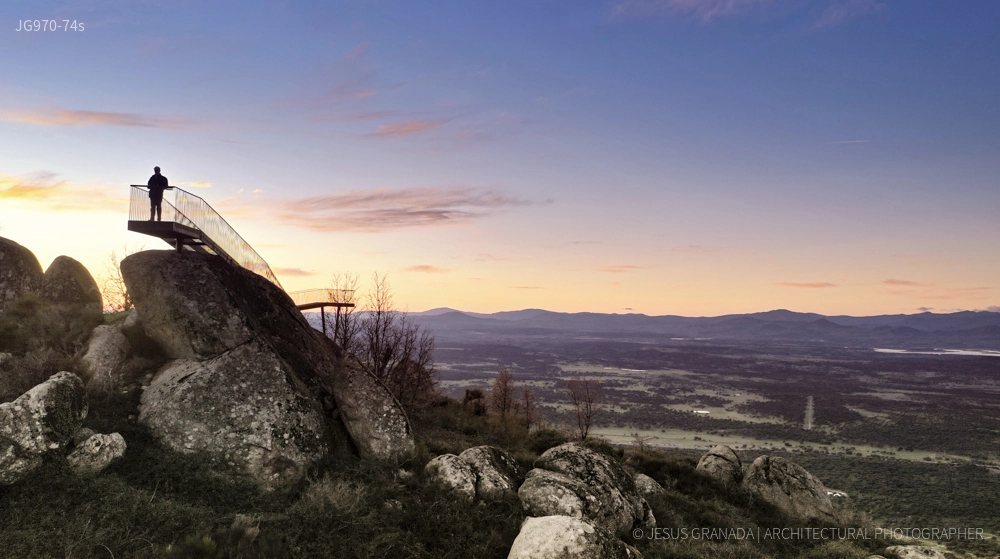 Landscape Viewpoint of the Castle in Cabezabellosa, Spain | Acid architecture