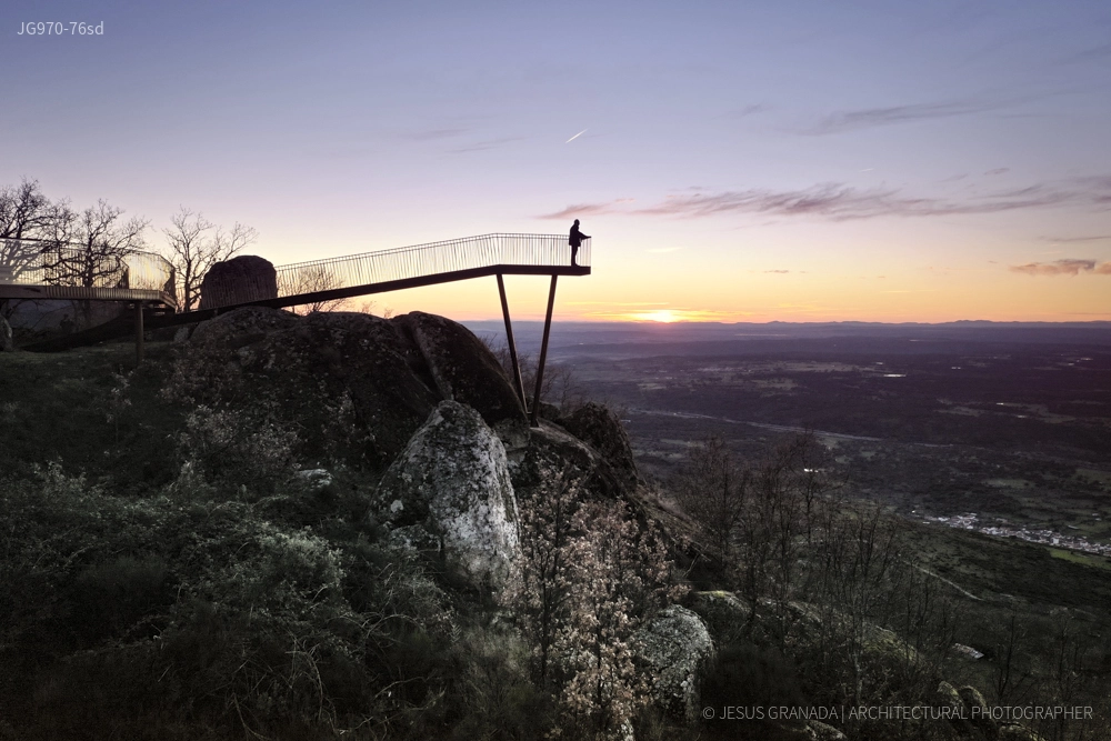 Landscape Viewpoint of the Castle in Cabezabellosa, Spain | Acid architecture