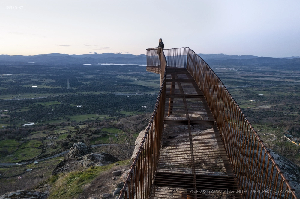 Landscape Viewpoint of the Castle in Cabezabellosa, Spain | Acid architecture
