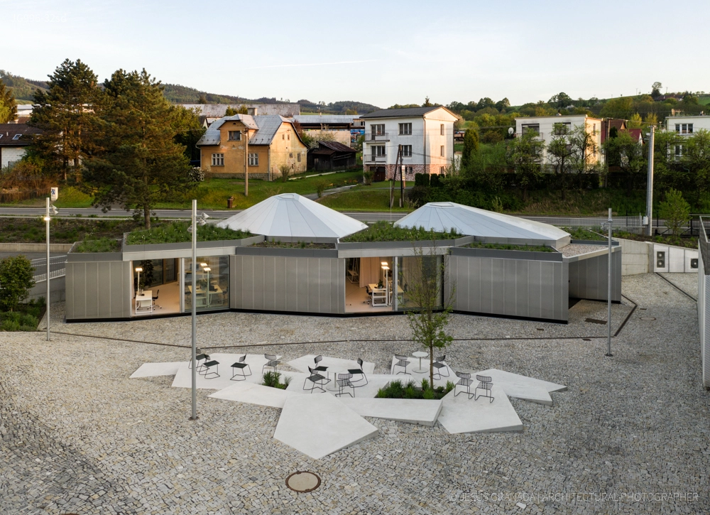 Modular office research center in Vizovice, Czech Republic | Chybik-Kristof architects + Koma modular