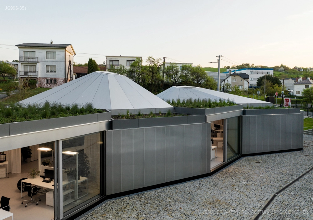Modular office research center in Vizovice, Czech Republic | Chybik-Kristof architects + Koma modular