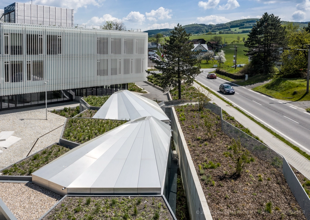 Modular office research center in Vizovice, Czech Republic | Chybik-Kristof architects + Koma modular