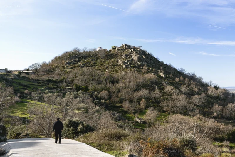 Landscape Viewpoint of the Castle in Cabezabellosa, Spain | Acid architecture