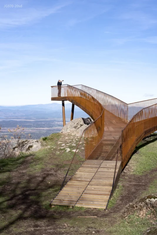 Landscape Viewpoint of the Castle in Cabezabellosa, Spain | Acid architecture