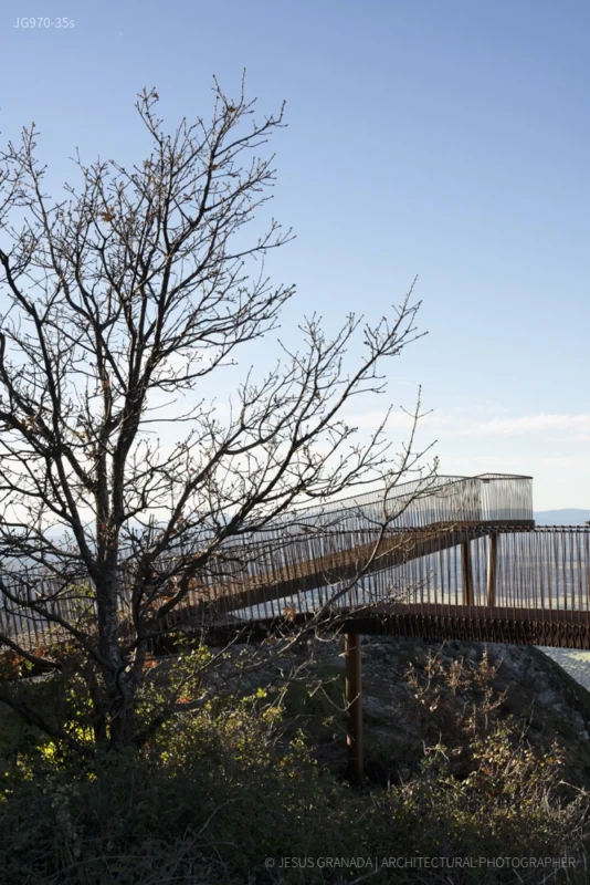 Landscape Viewpoint of the Castle in Cabezabellosa, Spain | Acid architecture