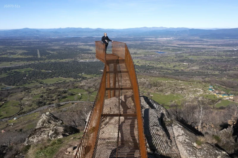 Landscape Viewpoint of the Castle in Cabezabellosa, Spain | Acid architecture