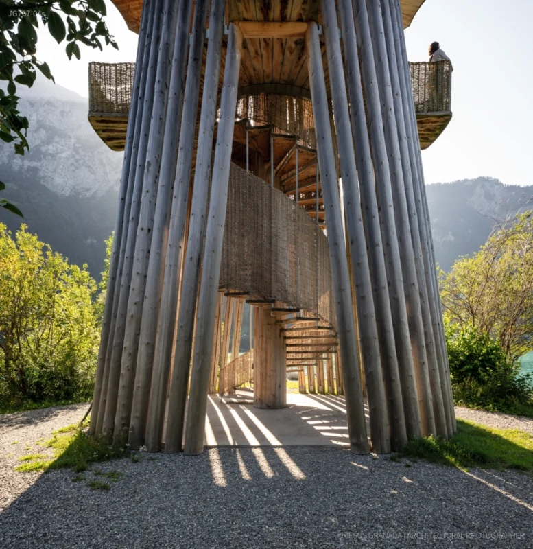 Tower Reuss delta, Altdorf, Switzerland.