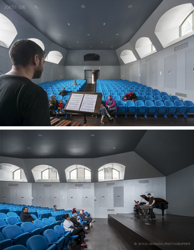 Old Market restoration for conservatory and language school in Melilla