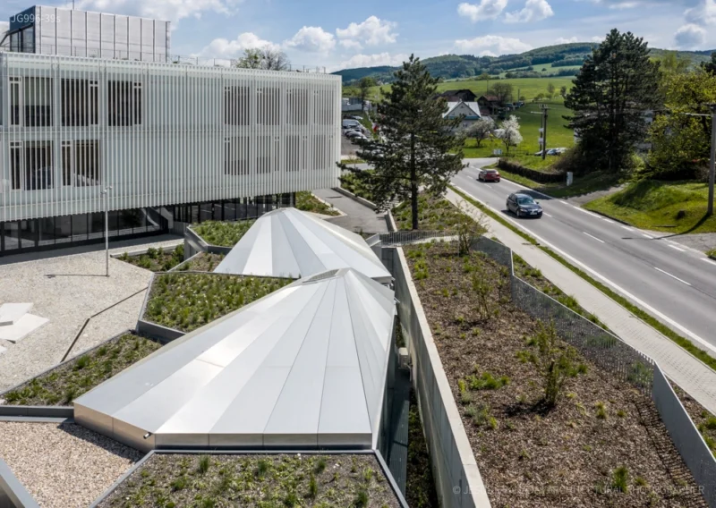 Modular office research center in Vizovice, Czech Republic | Chybik-Kristof architects + Koma modular