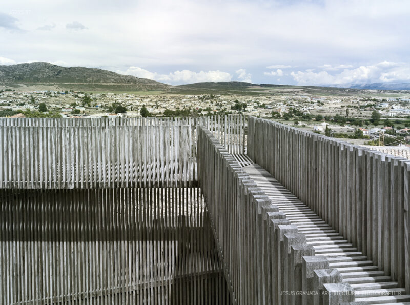 Tribute tower in Huéscar (Granada), Spain.