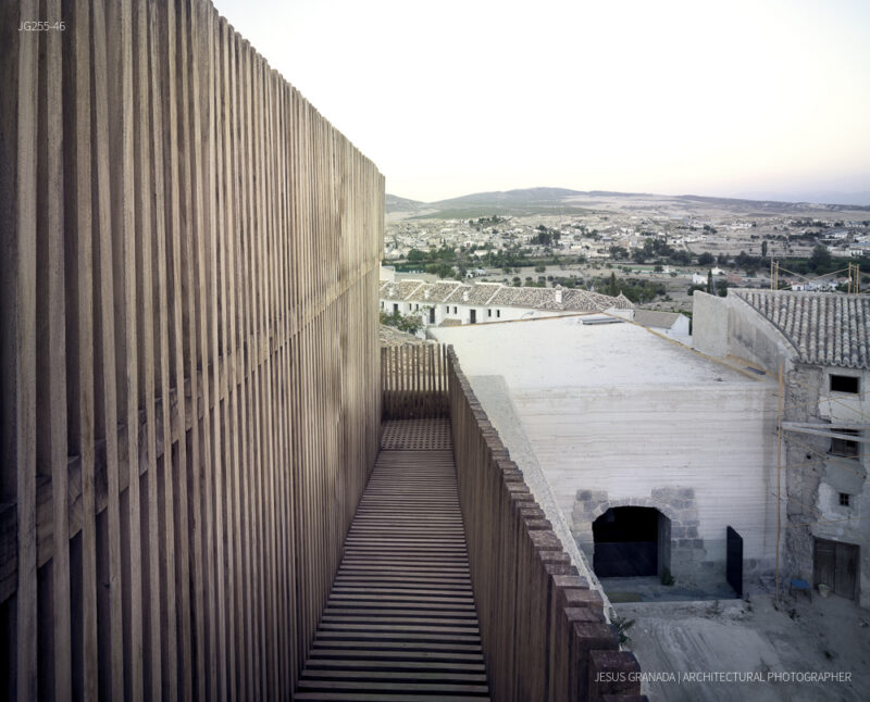 Tribute tower in Huéscar (Granada), Spain.