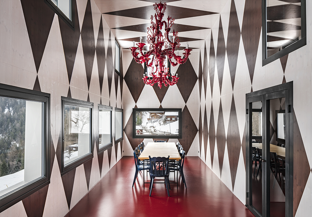 Mountain house in Tschiertschen, Switzerland.