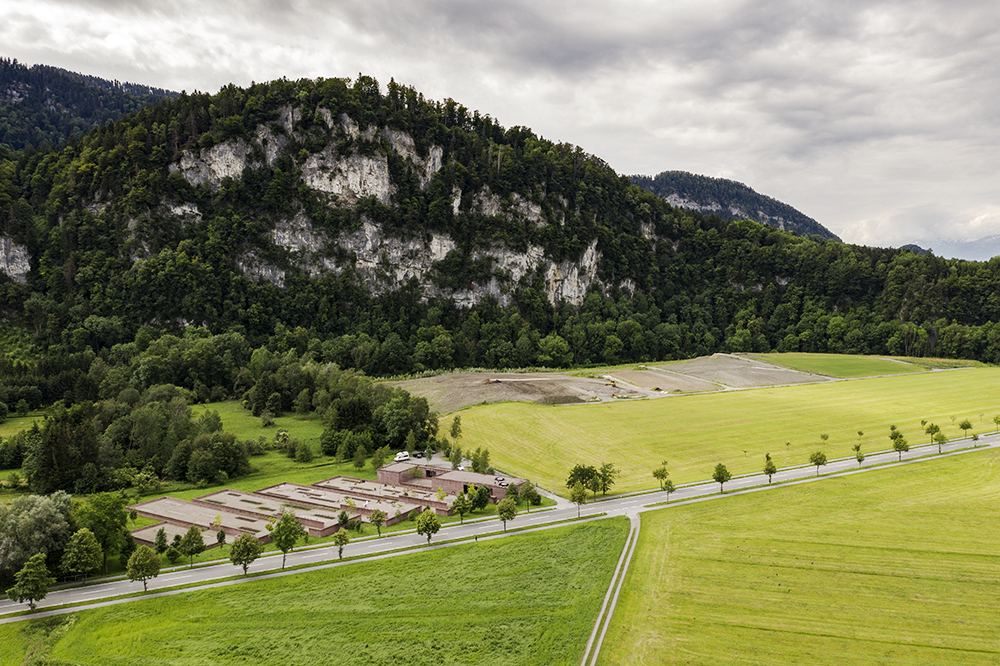 Islamic Cemetery in Altach, Austria.
